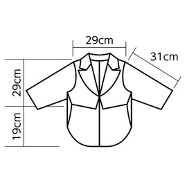 Artec 15099 Soft Satin Jacket, Black, Costume, Cosplay, Recitals, Play Parties, Handmade, Easy for Children