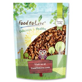 Food to Live Dry Roasted Walnuts, 3 Pounds – Unsalted Nut Pieces. Delicious and Nutritious Snack. Keto and Paleo Friendly. Great for Salads, Oatmeal, and Baked Goods. Packed with Protein and Fats