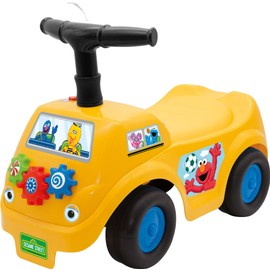 Kiddieland: Lights N' Sounds: Ride-On - Elmo - Sesame Street Interactive Foot to Floor Toy Vehicle, Folding Handle Bar, Toddlers, Ages 12-36 Months