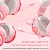 Cat Ear Gaming Headset RGB Light Bluetooth Wireless Headphones with