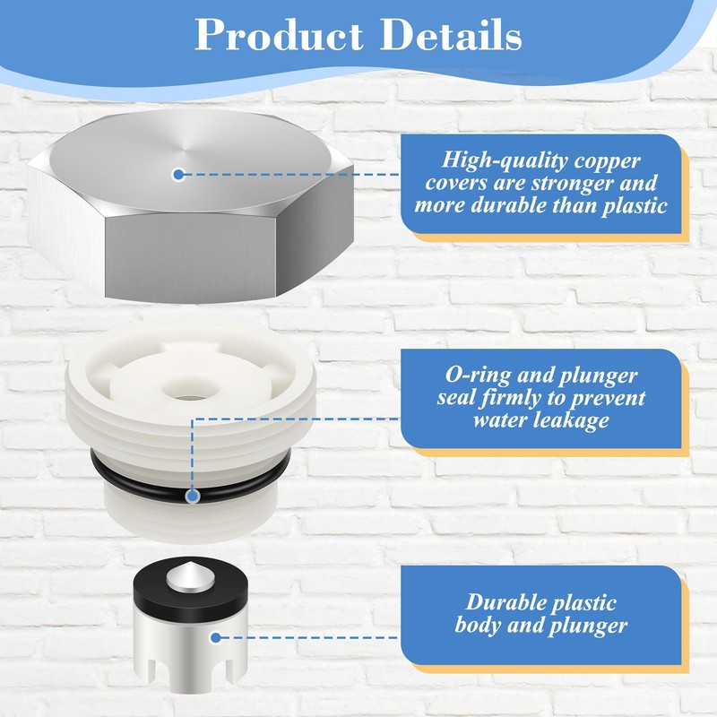 Coolrunner Vacuum Breaker Outside Faucet with Teflon Tape, for VACVBKX1B