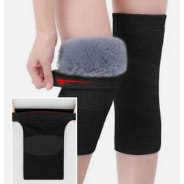 Unisex Fleece-Lined Golf Knee & Leg Warmers for Winter Warmth Outdoor Black/2XL