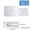 INCREWAY Curtain Tape, 32.8ft/10m Curtain Heading Deep Pinch Pleat White