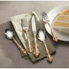 Oneida F100005A Golden Michelangelo 5 Piece Fine Flatware Set, Service