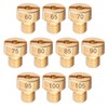 Jetsetmoto Main Jet 10 Size Set #60#65#70#75#80#85#90#95#100#105 Mikuni Round/Large (8X9)