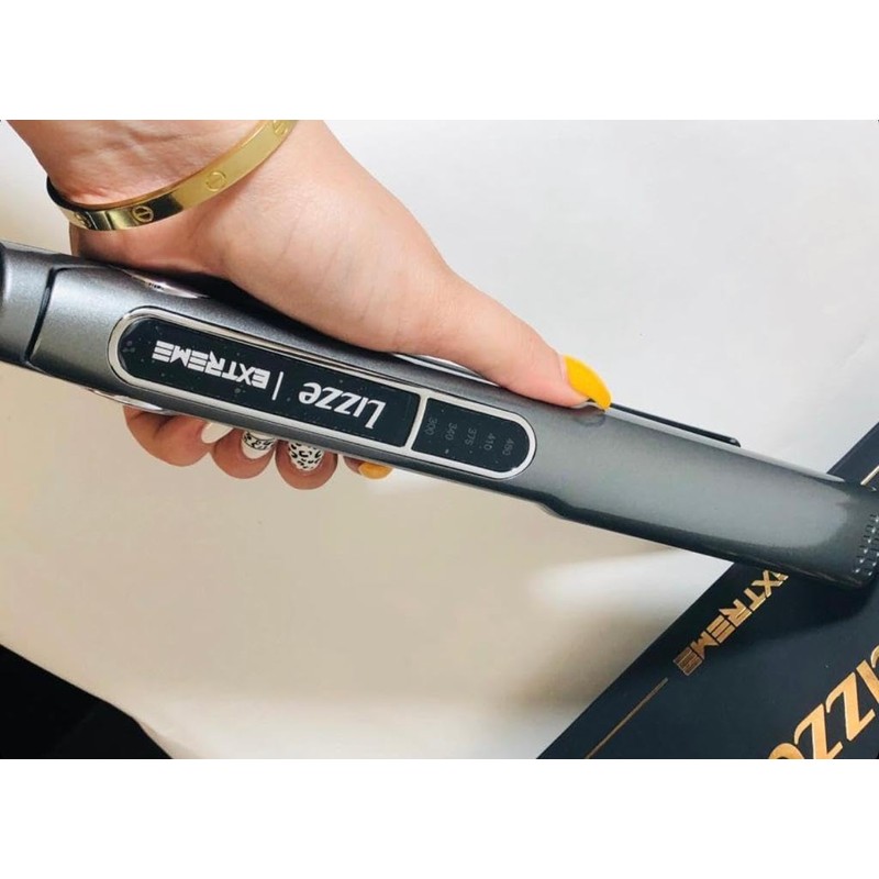 Professional Flat Iron Hair Straightener-Dual Voltage Volumizing Nano Technology-Titanium Hair