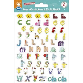 MES 60 STICKERS LES ALPHAS - NOUVELLE ÉDITION 2022