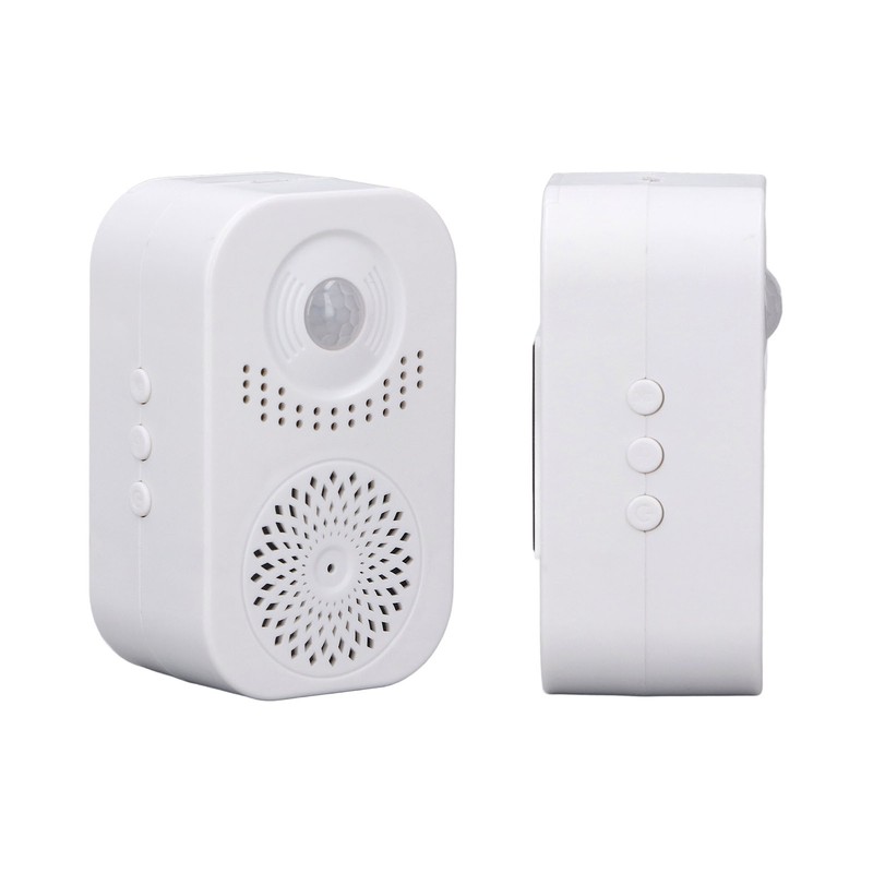 Wireless Motion Sensor Doorbell Voice Reminder Welcome Buzzer Ringtones Volume