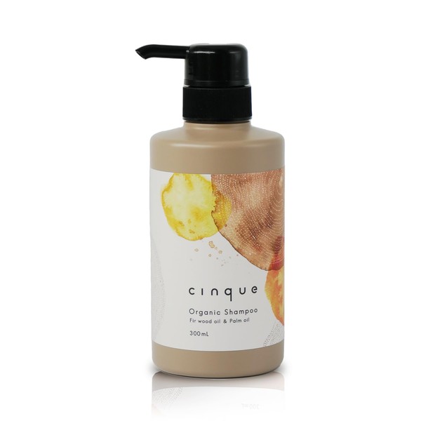 cinque Organic Shampoo, Natural Ingredients, Creating a Scalp Environment for Growing Hair Shampoo, 10.1 fl oz (300 ml)