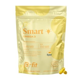 B-FIT B Omega 3 1800 mg Ácidos Grasos - 1080 mg EPA y 720 mg DHA - 90 Cápsulas de Omega-3 de Salmón Noruego y Pescado de Agua Fría - Patente EPAX - Cápsulas Softgel Inoloras