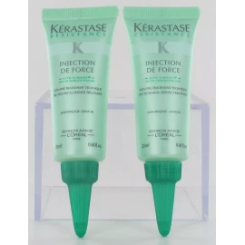 KERASTASE Resistance Injection De Force Treatment 0.68 oz (pack of 2x2)