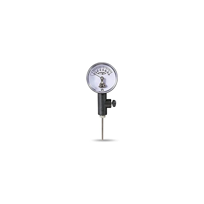 Sherrin Ball Pressure Gauge, Black/White