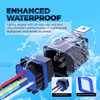 Gebildet 2pcs 40/30 Amp Waterproof Relay Switch 12AWG Harness Set