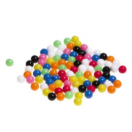 ANCLLO 100pcs Colorful Round Shaped Fishing Beads