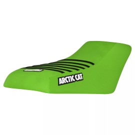 Enjoy Mfg Arctic Cat 250 300 400 454 500 4x4 2x4 Seat Cover ALL GREEN - BLACK rib #277