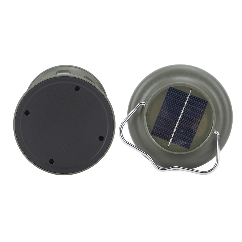 Camping Lantern Solar Powered USB Rechargeable Stepless Dimmable Retro Style