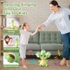 13" Green Talking Dancing Dinosaur, Repeating What You Say Mimicking