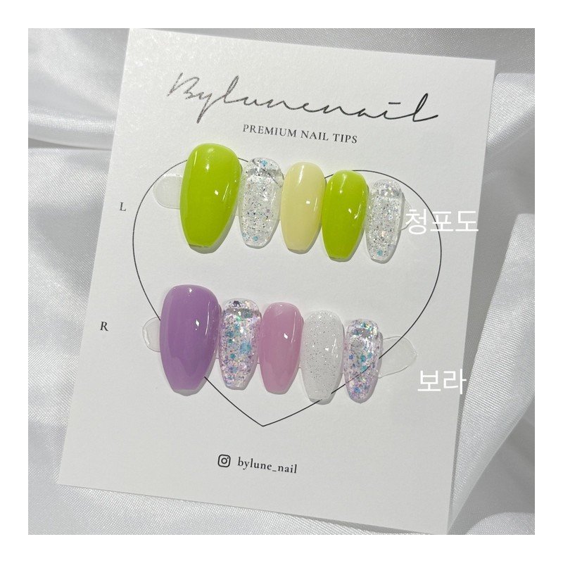 Full Coat - Summer Daily Handmade Nail Tips Nail Tips