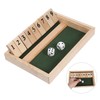 KICHOUSE 1 Set Wooden Number Dice Game Fun Gathering Game