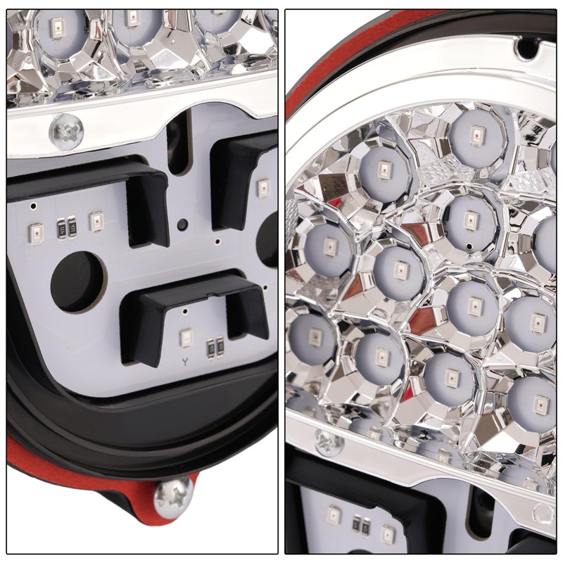 HECASA LED Pair Brake Light Compatible with Humvee M35 M998