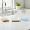 ottoman Travertine Soap Dish Decorative Stone 10 x 10 cm