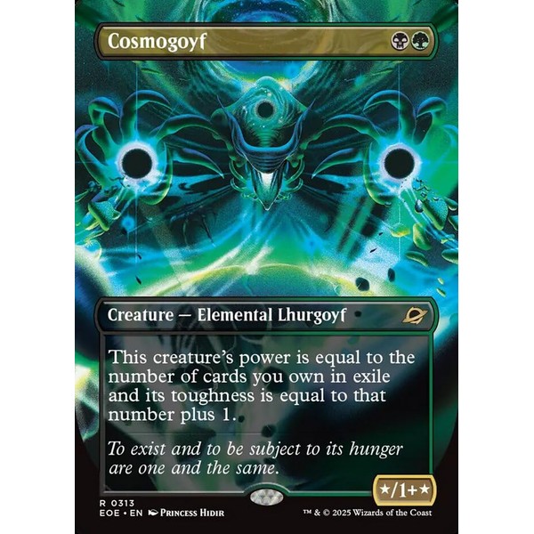 Cosmogoyf (313) - Borderless - Foil - Edge of Eternities