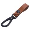 Highstyle Tochigi Leather Antique Black Carabiner Belt Loop Key Chain,