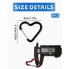 UYRVAPE 10pcs Carabiner Heart Carabiner Hook in Heart Shape Aluminium