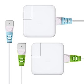 TUDIA Klip - Protector de cable de carga (para MacBook Pro con visualización Retina), color azul y verde