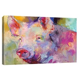 GRANDART.COM - Piggy - Canvas Wall Art By Richard Wallich