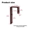 MDPLY 2 Pack Bunk Bed Ladder Hooks, Inside Width 1