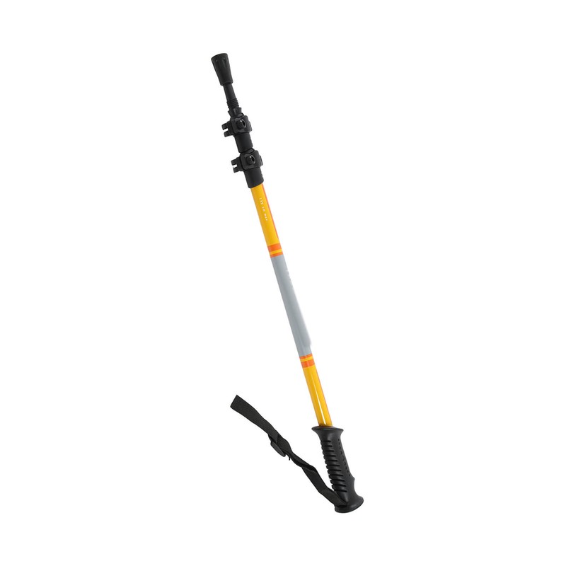 Three Sections Aluminum Alloy Alpenstock Corrosion Resistance Telescopic Trekking PoleGold