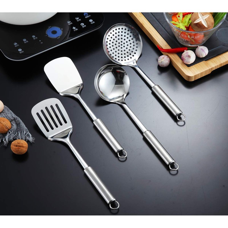 Berglander Cooking Utensil Set 12 Piece Stainless Steel Kitchen Tool