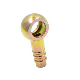 A ABSOPRO Banjo Fitting Fuel Brake Pipe Connector 3/8 Inch 10 mm Inner Diameter Barb 14 mm