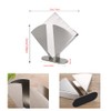 Niciksty Stainless Steel Napkin Holder, Napkin Holder for Tables, Napkin