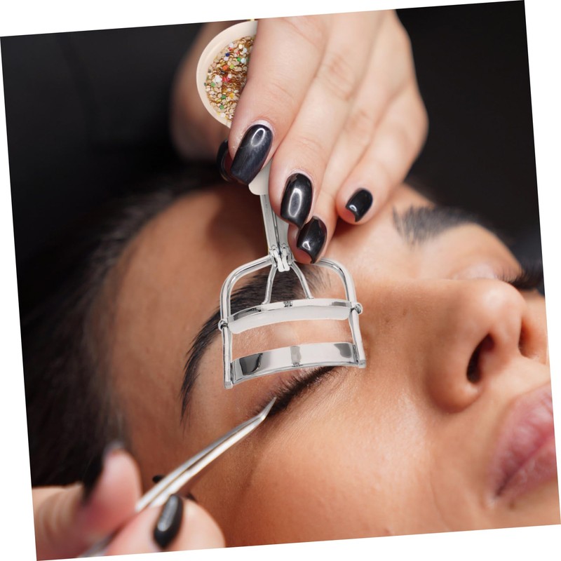 WOONEKY Rhinestone Eyelash Curler Wide Mouth for Eyelash Separator Tool