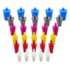 WerkaSi 60 Pack Silicone Rubber Stoppers 6 Sizes Lab Solid