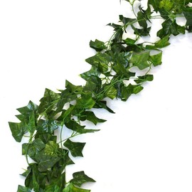 Deceny CB 168 feet Fake Foliage Garland Leaves Decoration Artificial Greenery Ivy Vine Plants for Home Decor Indoor Outdoors (Ivy Leaves)