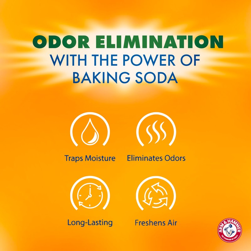 Arm & Hammer Essentials Hanging Moisture Absorber and Odor Eliminator,