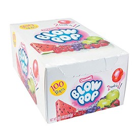 Fun Express - Blow Pops 100 Pc Box - Edibles - Sucker & Pop - Suckers & Lollipops - 100 Pieces