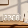 Lancoon Digital Small Alarm Clock with Temperature Date Night Mode