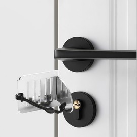 Hotel Door Lock: Double Latch Anti-Intrusion Security Device Locking Device 2ea