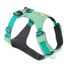 RUFFWEAR Hi & Light Dog Harness, No Pull Harness for Dogs Small, Medium, Large & XL. Fully Adjustable Lightweight Harnesses with Aluminium Lead Attachment Portal & ID Bag, Sage Green (XXS, 33-43 cm)