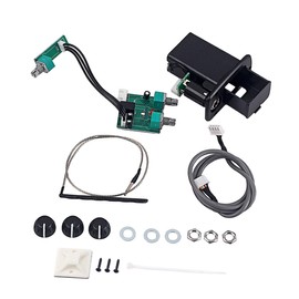 Kisangel Band Eq Active Piezo Guitar Pickup Amplifier System for Acoustic Bass Black Easy Installation Durable Material for Students and Music Lovers