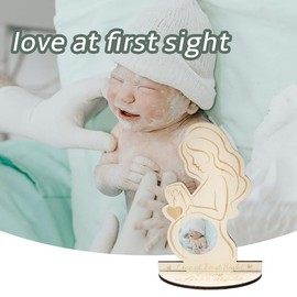 Newborn Picture Frame Souvenir New Mom Gifts for Women After Birth Newborn Photo Frame Gift Mother to Be Mothers Day Gift First Time Mama Birthday Gifts for Expecting Mommy Mummy Pregnant Present Idea