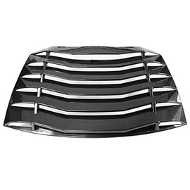 IKON MOTORSPORTS, Rear Window Louver Compatible With 2013-2016 Scion FR-S/2013-2020 Subaru BRZ/2017-2020 Toyota 86, Carbon Fiber Print Sun Shade Cover Windshield Scoop, 2014 2015 2016 2017 2018 2019