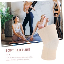 COLLBATH 2pairs Unisex Cold Cycling Pads of Warm Protective Knee Pads for Sports Lightweight Non- for Basketball Hiking and Daily Activities Skin Tone Options