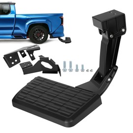 BULIAZY 75313-01A Rear Bed Step Tailgate Bedstep fit for Ford F250 F350 F450 2017-2023(Not Work When F450 Vibration Damper is Installed) Retractable Steps for Trucks,Folding Truck Step PT3923510
