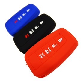 Silicone Remote Key Fob Cover for Toyota Camry XLE XSE LE SE Corolla Avalon C-HR Highlander Prius RAV4 4Runner Prado