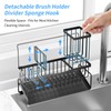 Adurei Kitchen Sink Caddy Sponge Holder for Kitchen Sink SUS304
